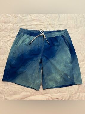Alaskan Hardgear Swim Shorts Trunks Lost Lake Mens XL Blue Wave Armachillo Liner